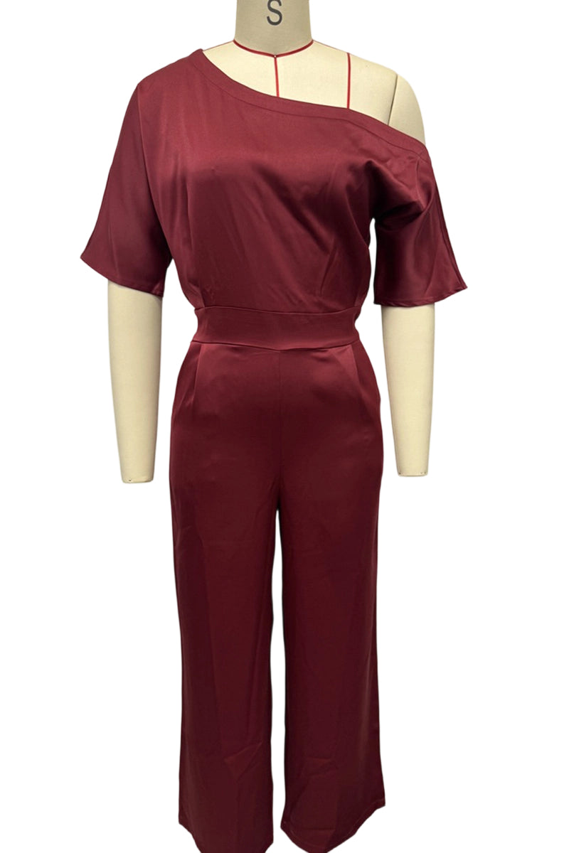 Off-Shoulder Elegant Jumpsuit