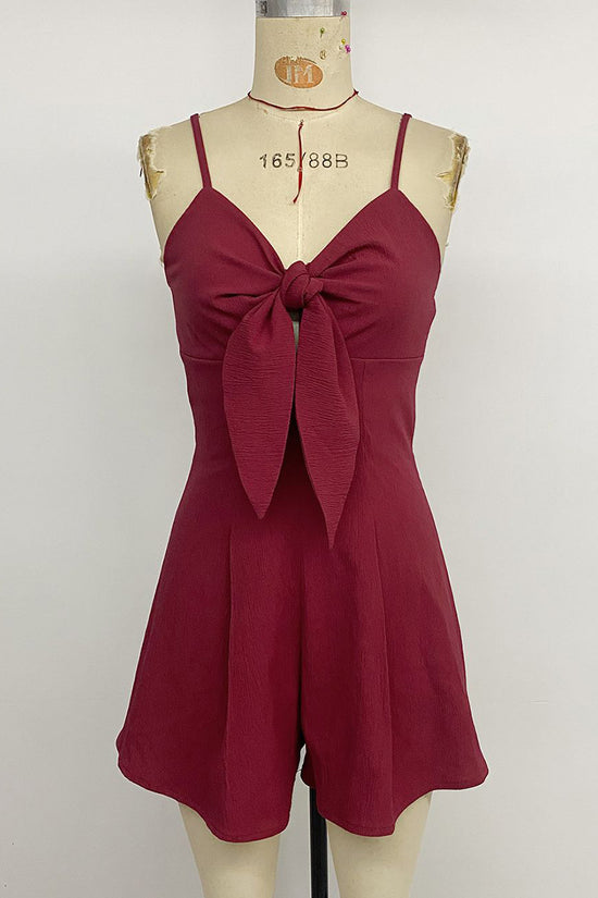 Bowknot Summer Sleeveless Romper