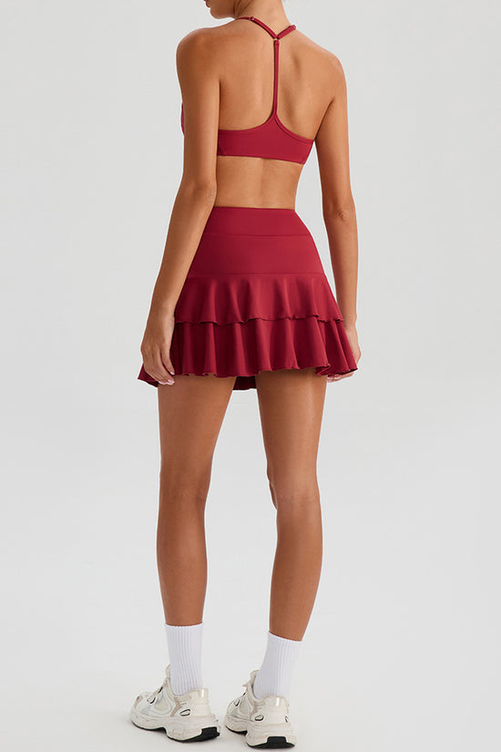 Strappy Supportive Sports Bra