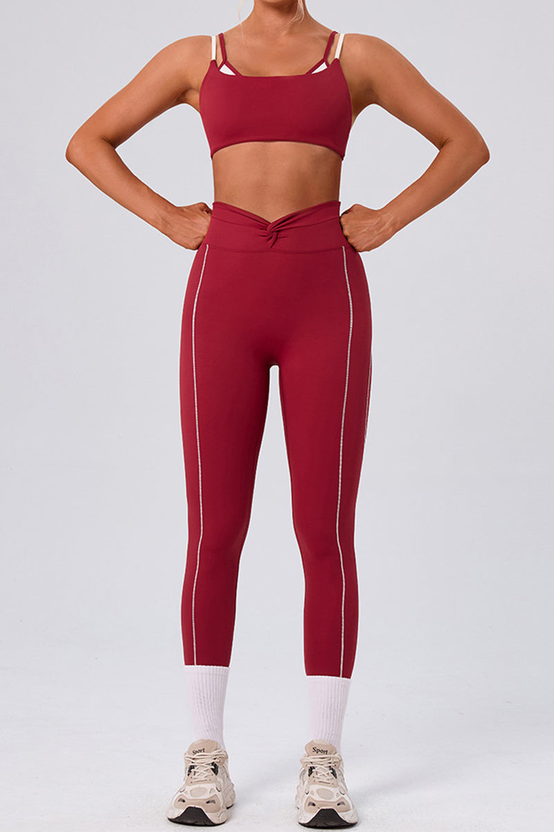 Strap Detail Sports Bra