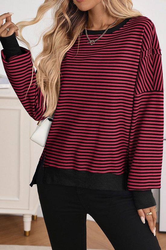 Cozy Oversized Textured Sweatshirt