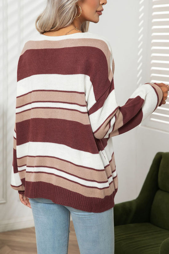Striped Oversized Sweater