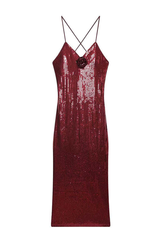 Sequin Strappy Party Dress