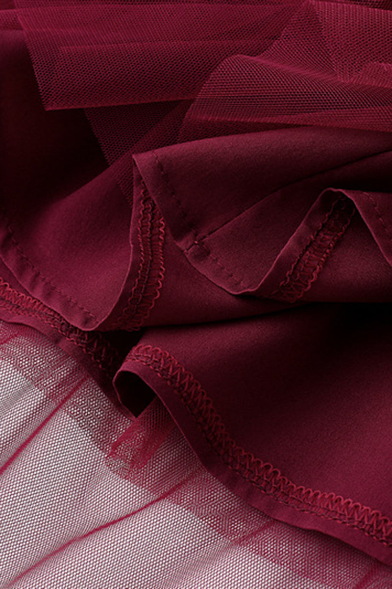 Layered Ruffle Midi Skirt