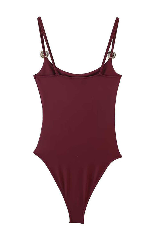Elegant Sleeveless Bodycon Bodysuit