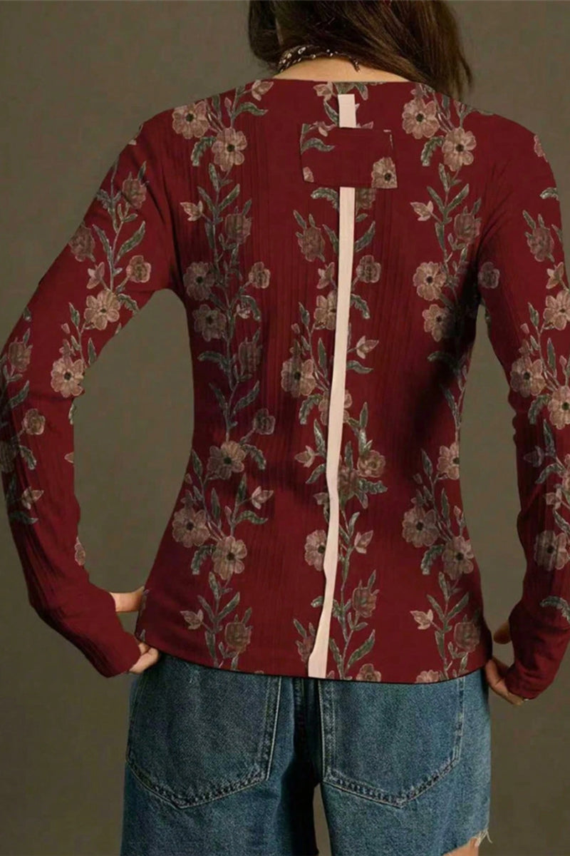 Floral Long Sleeve T-Shirt
