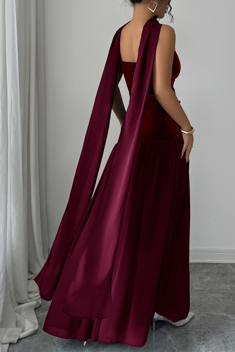 Elegant Sleeveless Maxi Dress