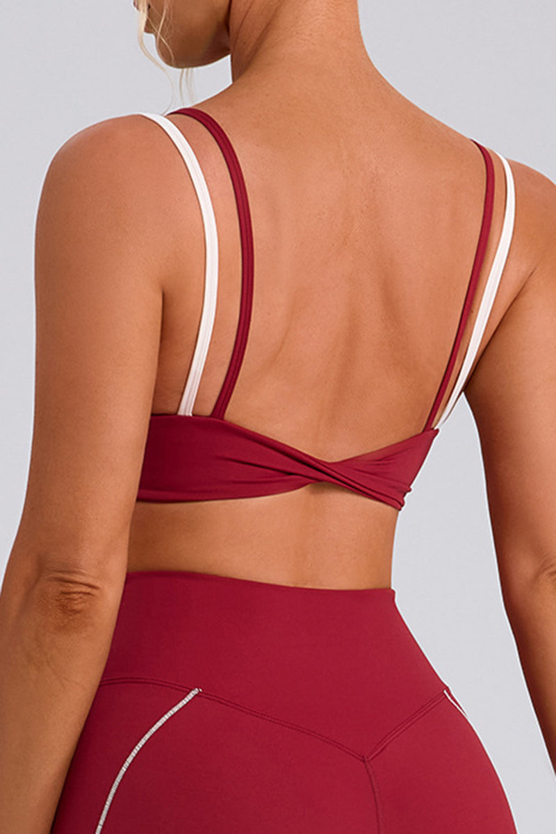 Strap Detail Sports Bra