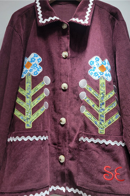 Floral Button-Up Jacket