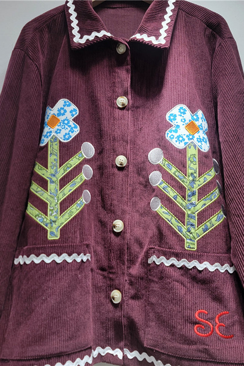 Floral Button-Up Jacket