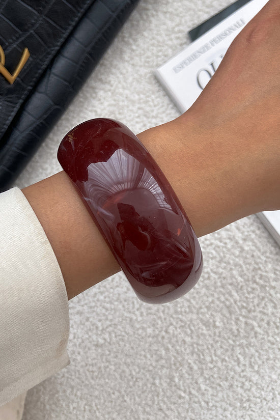Sleek Polished Bangle Bracelet