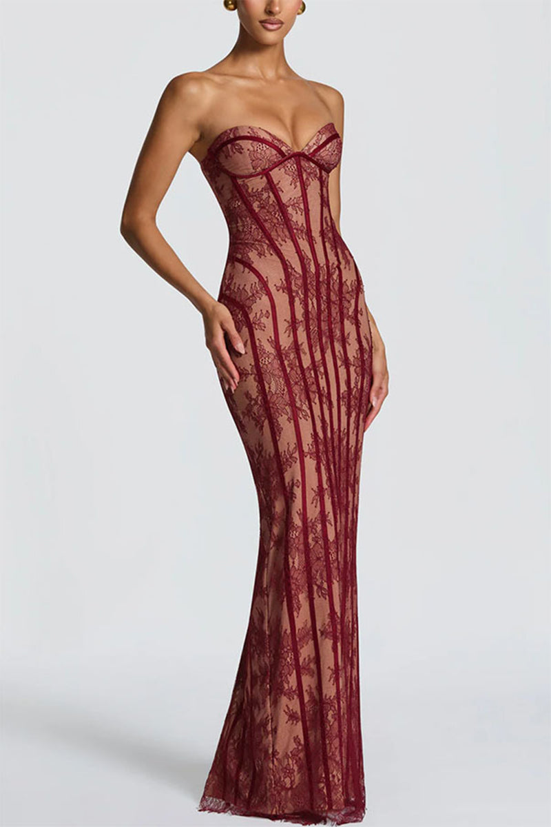 Elegant Sleeveless Bodycon Maxi Dress