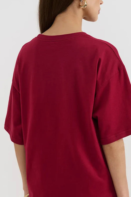 Graphic Tee with Drink Motif