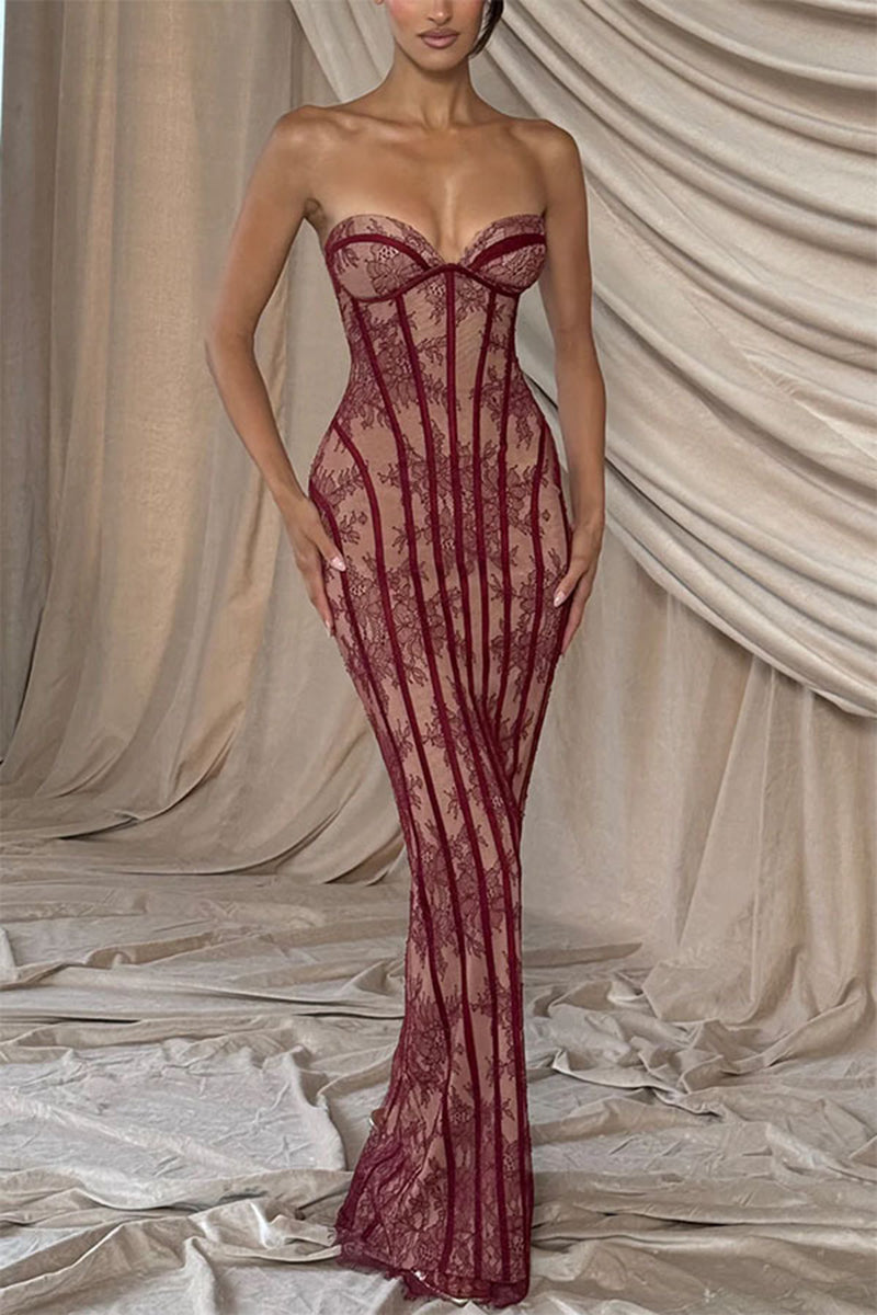 Elegant Sleeveless Bodycon Maxi Dress