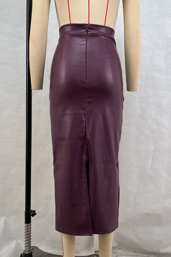 Sleek Midi Pencil Skirt