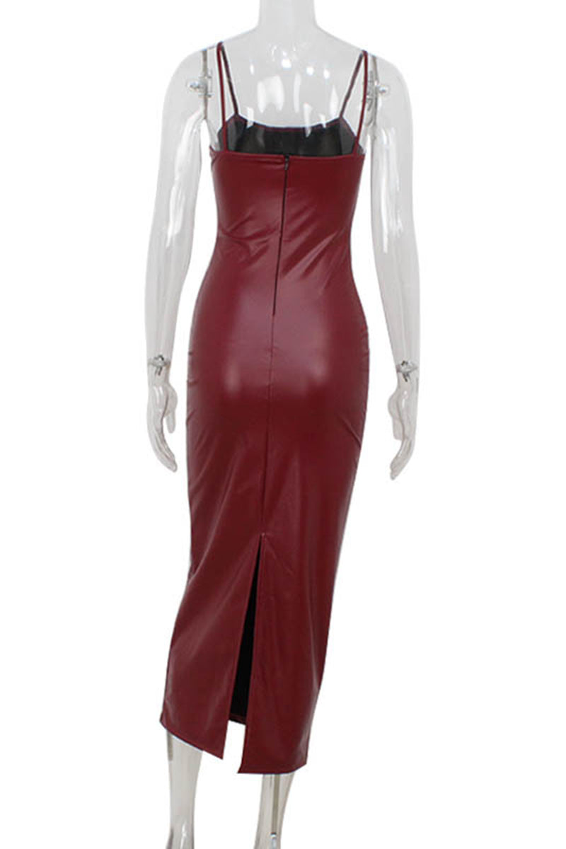 Strappy Sleeveless Bodycon Midi Dress