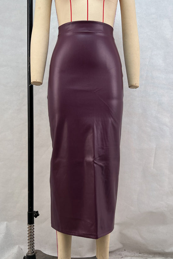 Sleek Midi Pencil Skirt