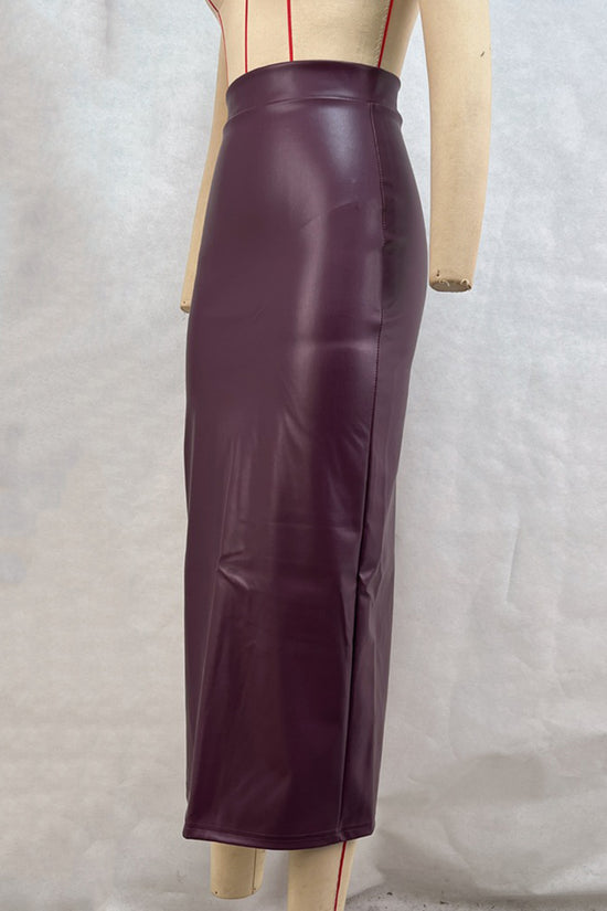 Sleek Midi Pencil Skirt