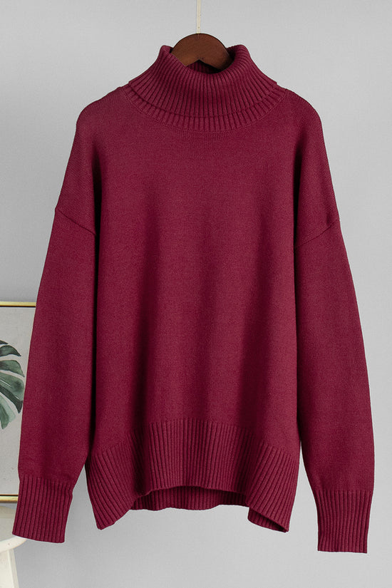 Cozy Turtleneck Relaxed Sweater