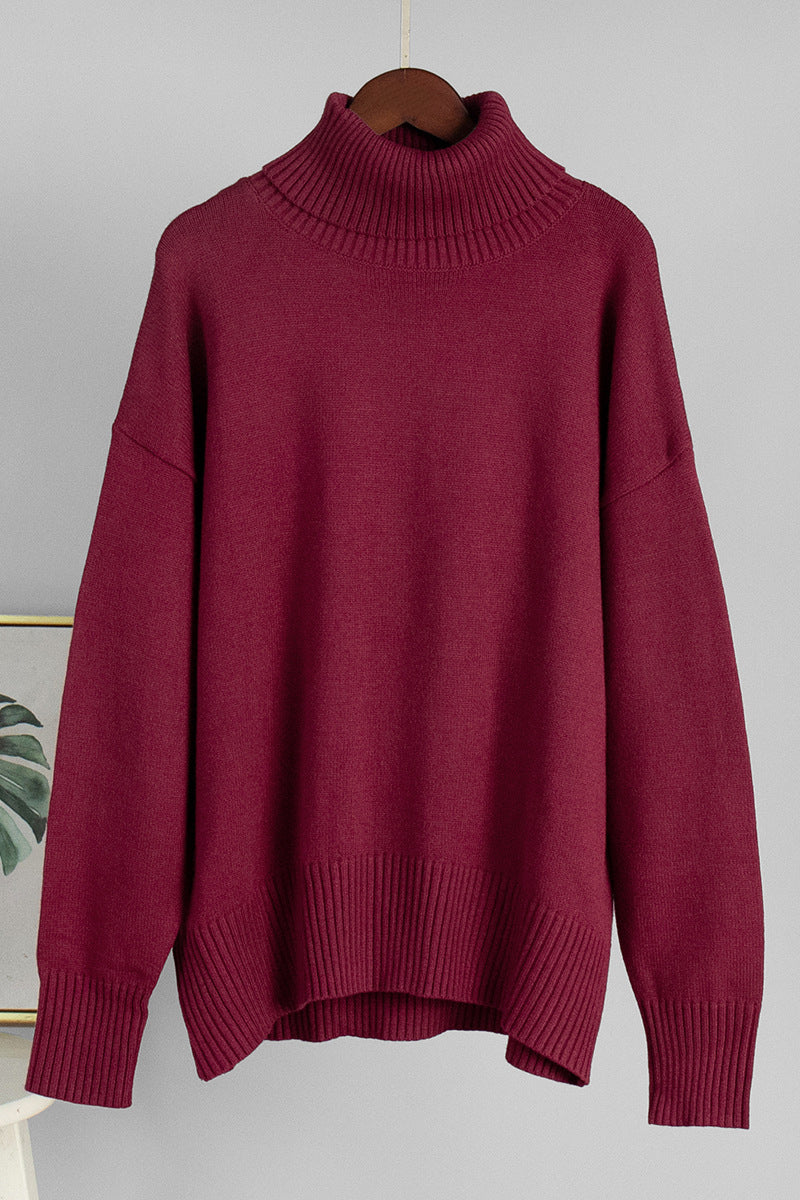 Cozy Turtleneck Relaxed Sweater