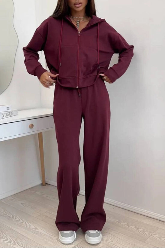 Cozy Hooded Activewear Set