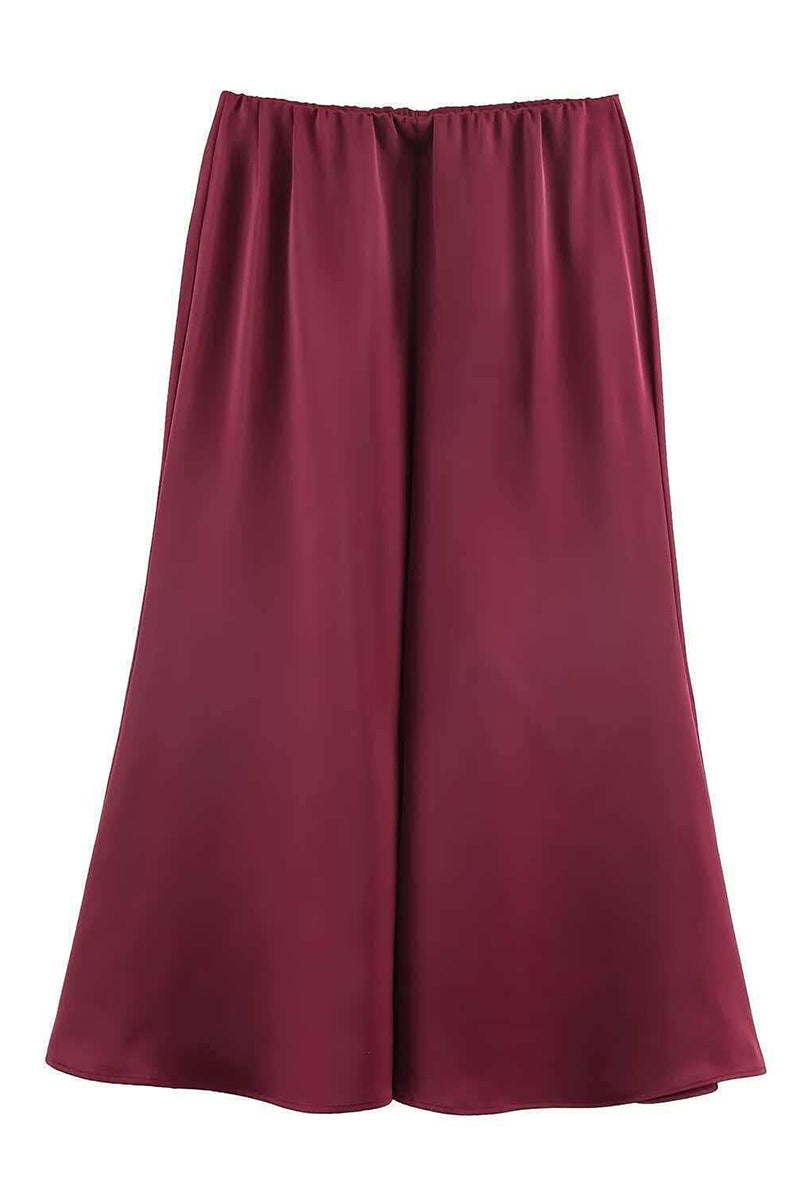 Elegant Flowing Midi Skirt