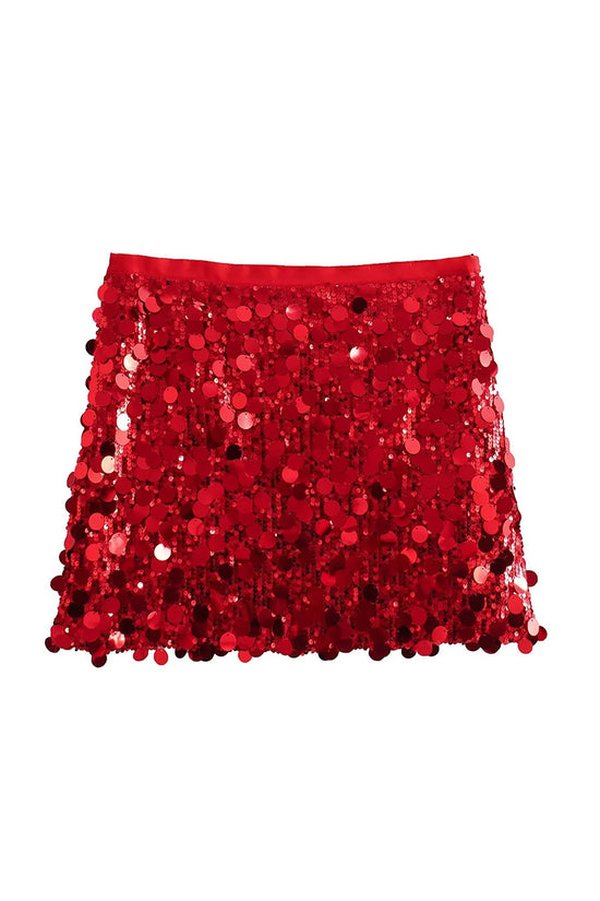 Sequin Glam Mini Skirt