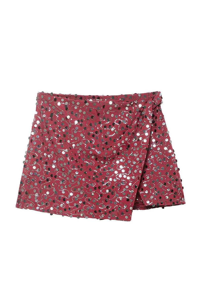 Sequin Mini Skirt