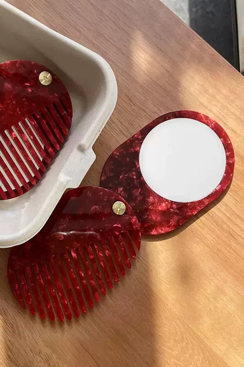 Elegant Oval Hair Comb