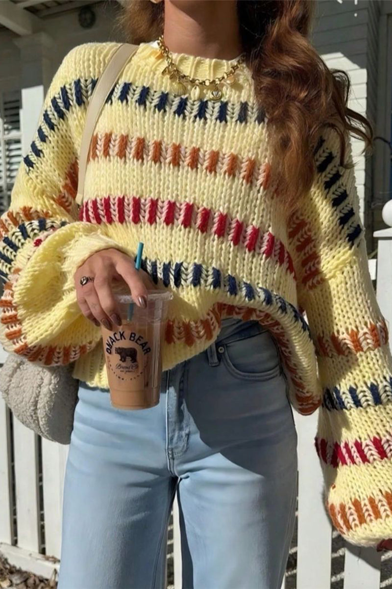 Striped Casual Sweater