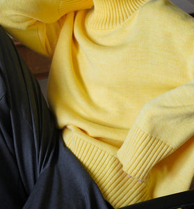 High-Neck Oversized Sweater