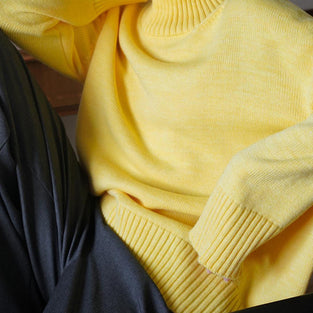 High-Neck Oversized Sweater