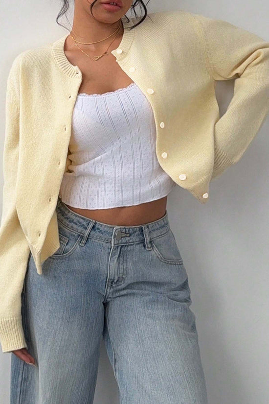 Classic Button-Up Cardigan