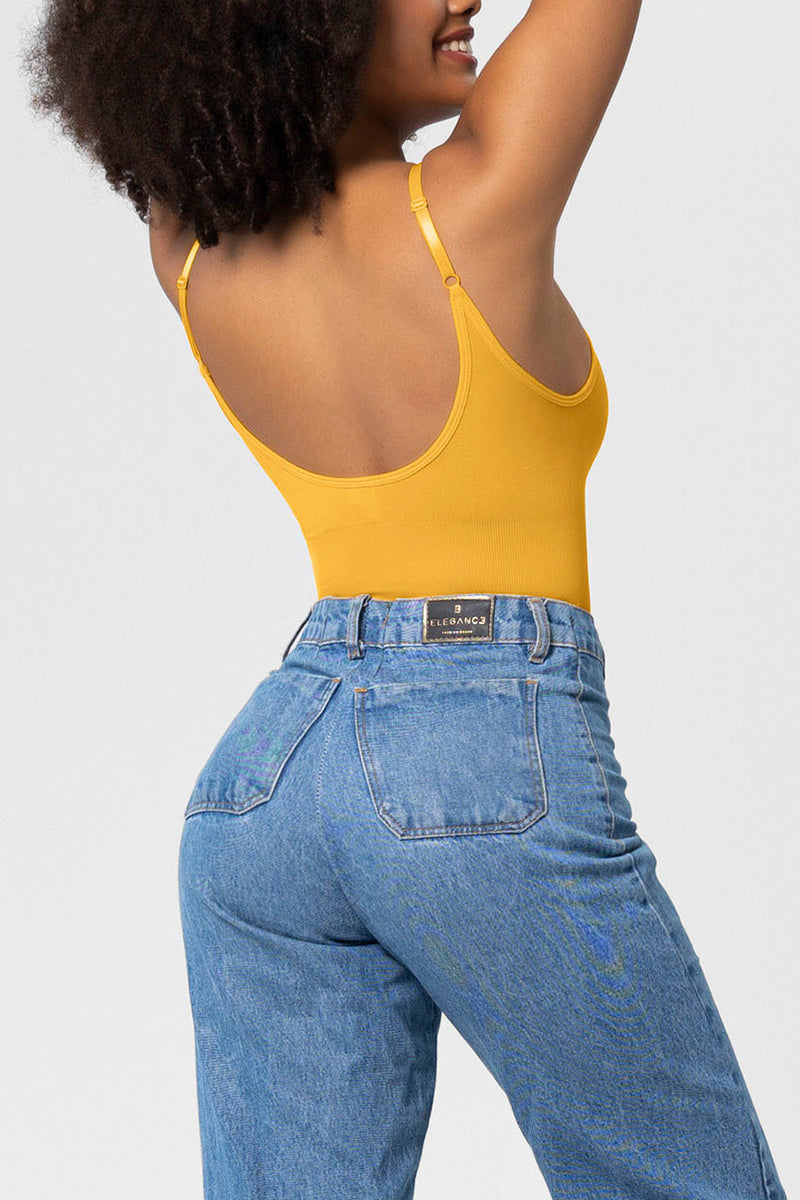 Seamless Sleeveless Bodysuit