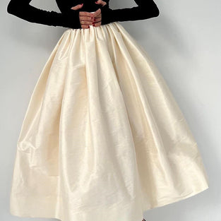Belted Elegant Midi Skirt