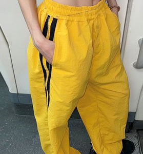 Striped Loose Fit Casual Pants