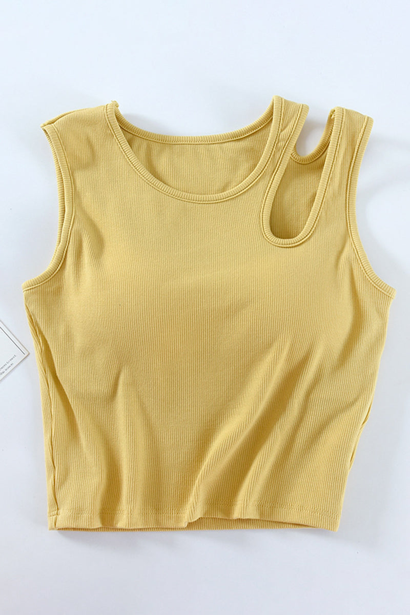 Chic Sleeveless Bodycon Tank Top