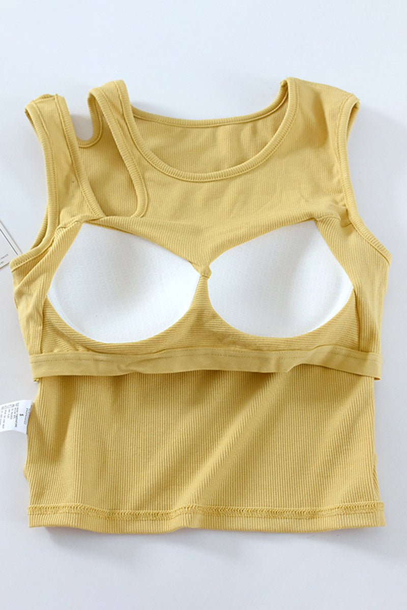 Chic Sleeveless Bodycon Tank Top