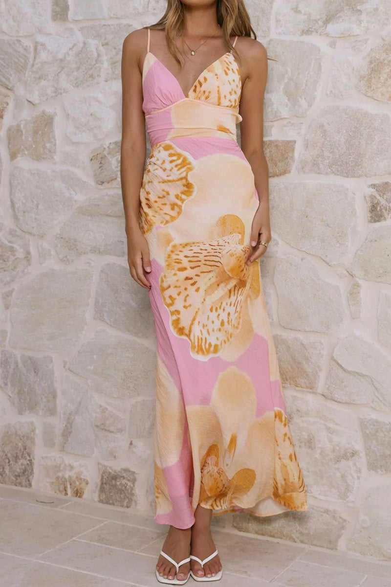Floral Maxi Sleeveless Summer Dress