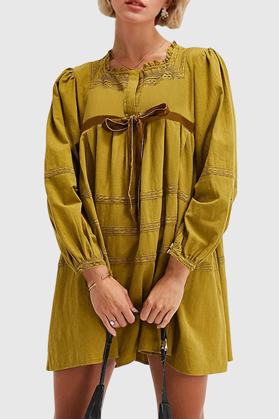 Elegant Ribbon Casual Dress