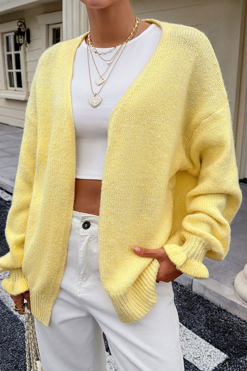 Cozy Open-Front Cardigan