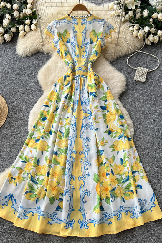 Floral Bohemian Maxi Dress