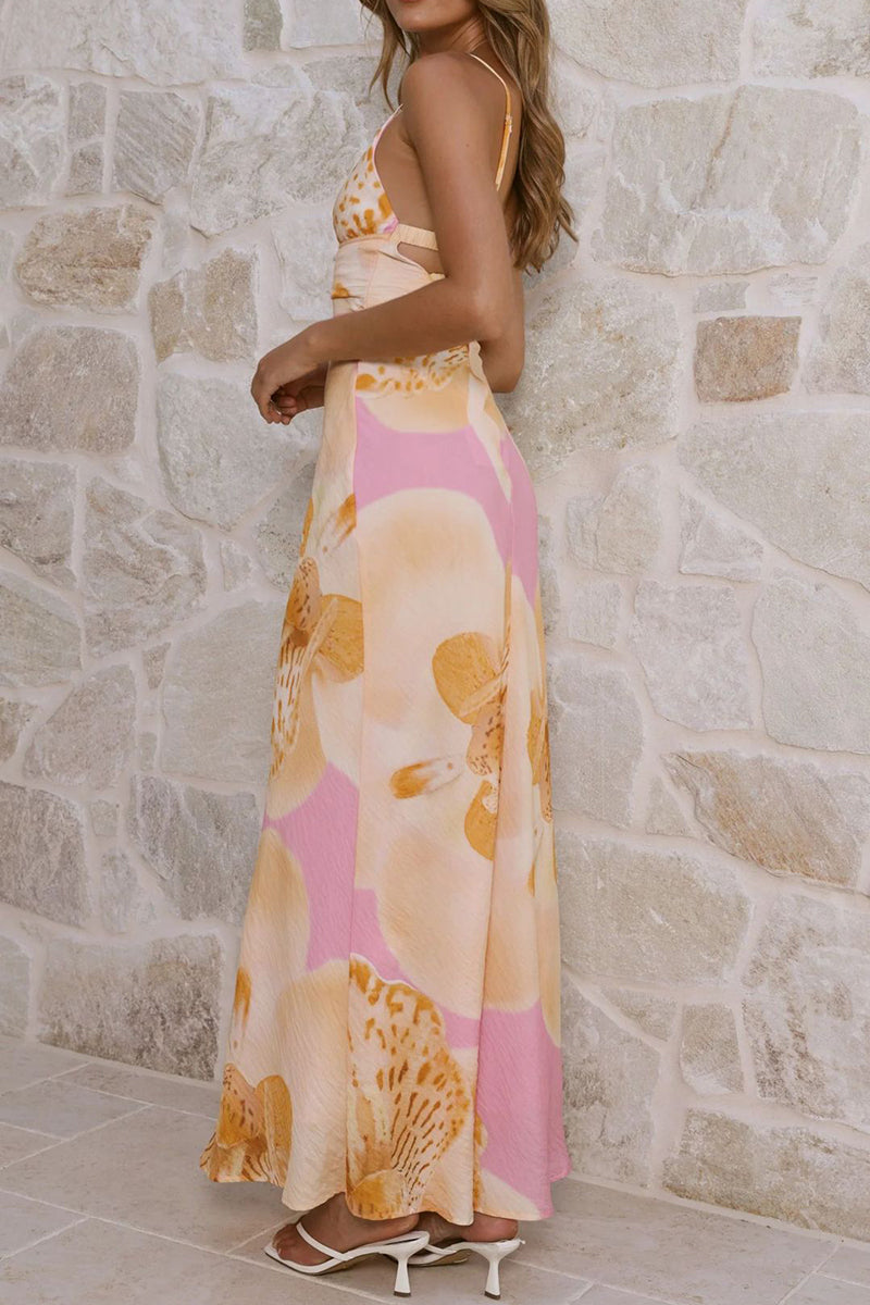 Floral Maxi Sleeveless Summer Dress