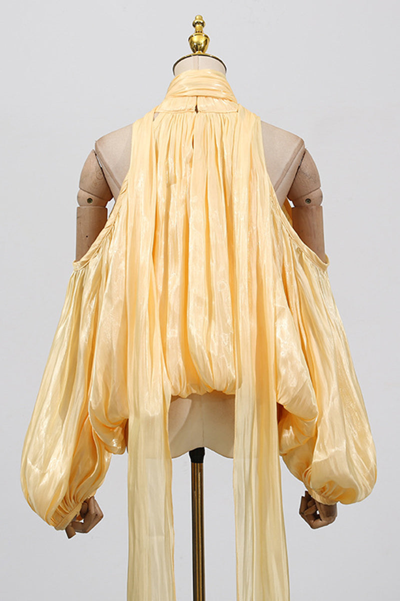 Elegant Puff Sleeve Blouse