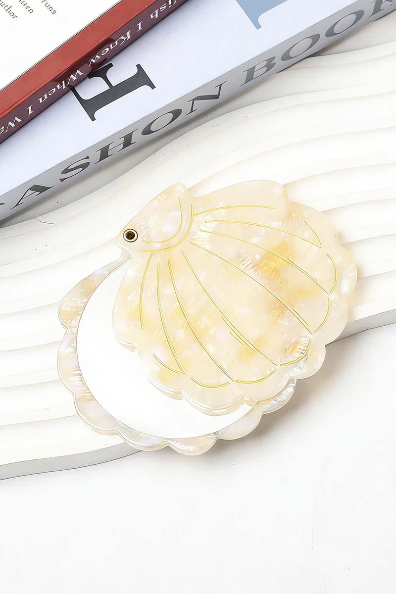 Seashell Compact Mirror
