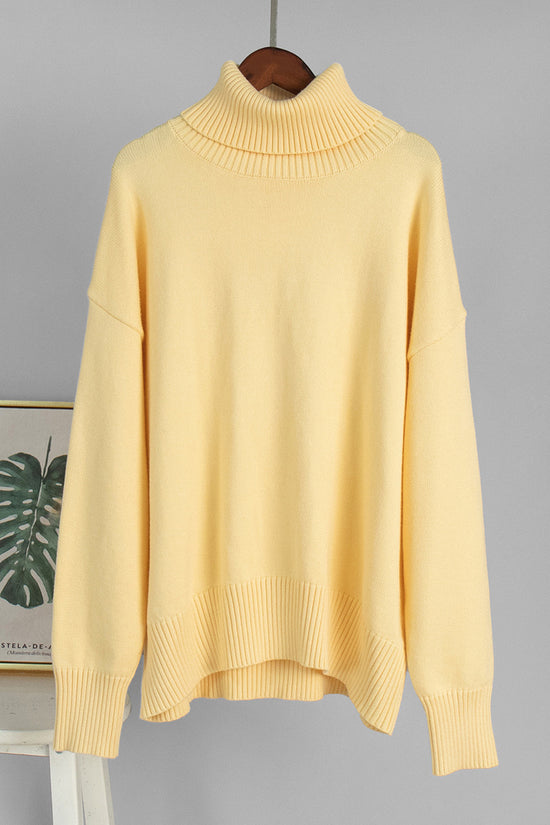 Cozy Turtleneck Relaxed Sweater