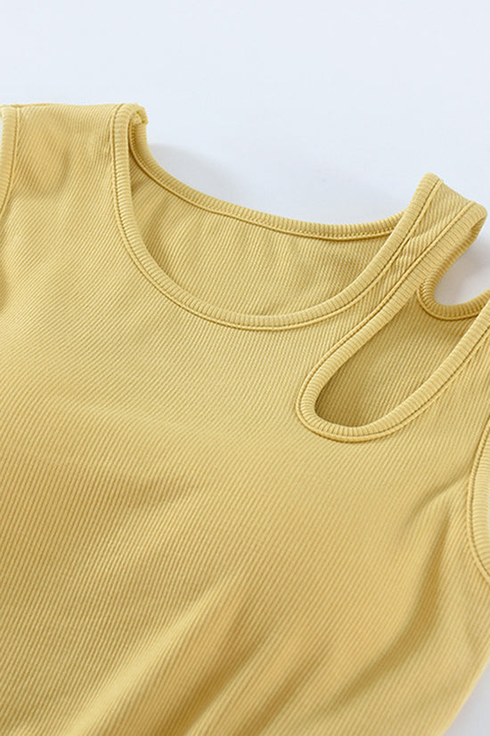 Chic Sleeveless Bodycon Tank Top