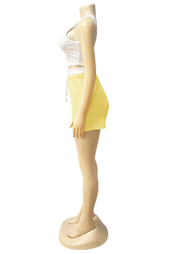 Chic Sleeveless Top and Shorts Set