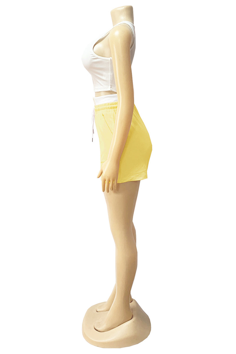 Chic Sleeveless Top and Shorts Set