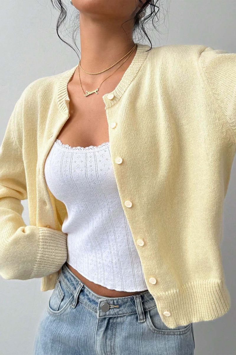 Classic Button-Up Cardigan